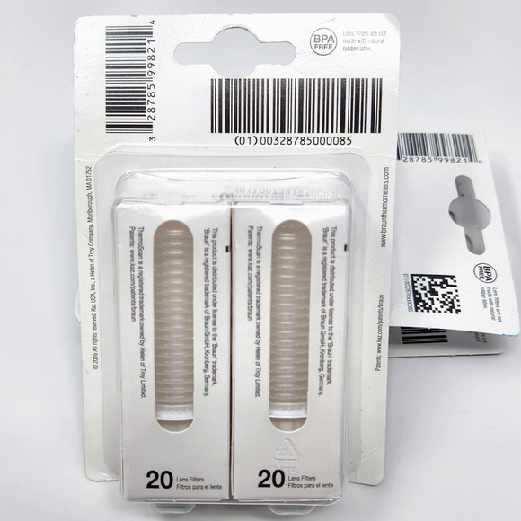 Braun ThermoScan Lens Filters, 3 packs of 40 each, New, Unopened - Picture 5 of 5